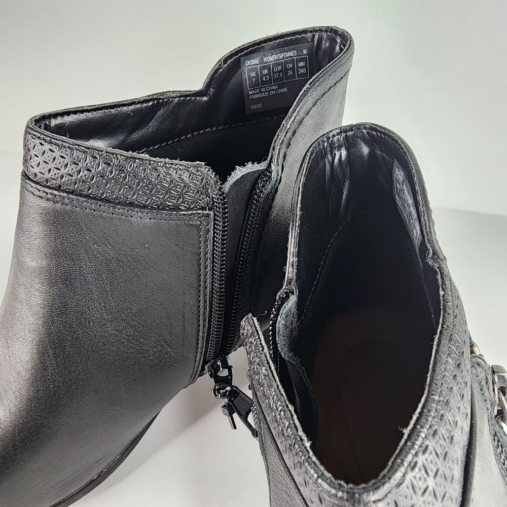 ROCKPORT Womens Carly Bootie. Black - Picture 6 of 14